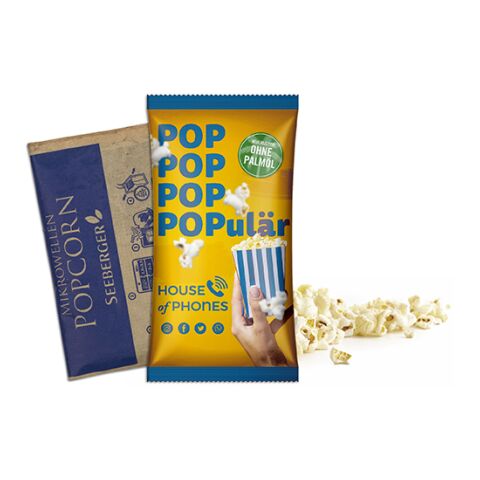 Mikrowellen-Popcorn im Werbetütchen ohne Werbeanbringung | salziges Popcorn