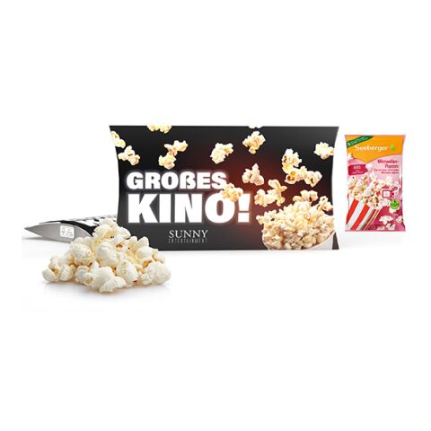 Mikrowellen-Popcorn in Werbekartonage