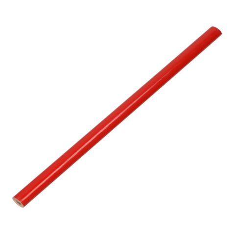 Werbeartikel Bleistift "Zimmermann" – rot – mit Logo bedruckt