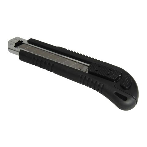 Werbeartikel Cuttermesser Pro – schwarz – mit Logo bedruckt