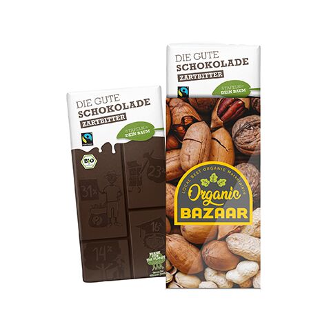 Die Gute Schokolade ohne Werbeanbringung | Zartbitter *BIO*