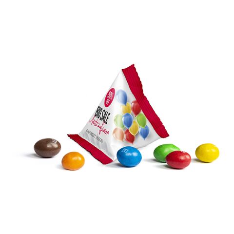 M&amp;M&#039;s Peanuts im Mini Tetraeder weiss | 1-farbiger Flexodruck | Nicht verfügbar