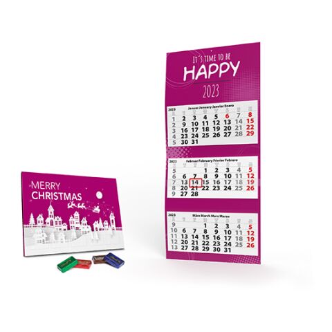 Jahreskalender mit Adventskalender ohne Werbeanbringung | ChoViva Naps