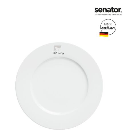 senator® Fancy Dessertteller weiß | ohne Werbeanbringung