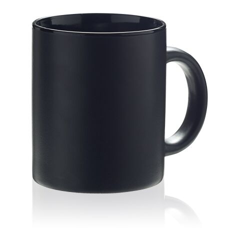 Werbeartikel Rastal Oxford 280 ml Keramik Kaffeebecher Marken-Qualität zweifarbiges Design – schwarz – mit Logo bedruckt