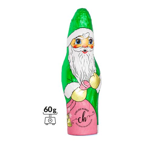 Werbeartikel Schoko Weihnachtsmann Individuell – mit Logo bedruckt