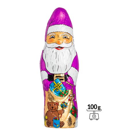 Werbeartikel Schoko Weihnachtsmann Individuell – mit Logo bedruckt