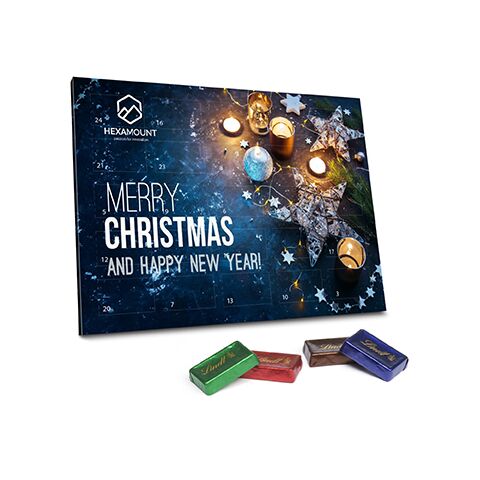 Lindt Adventskalender &quot;Naps&quot; Eco ohne Werbeanbringung | Nicht verfügbar