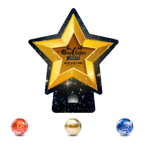 Lindt Lindor Adventsspender &quot;Individuell&quot; Eco 4c Digitaldruck