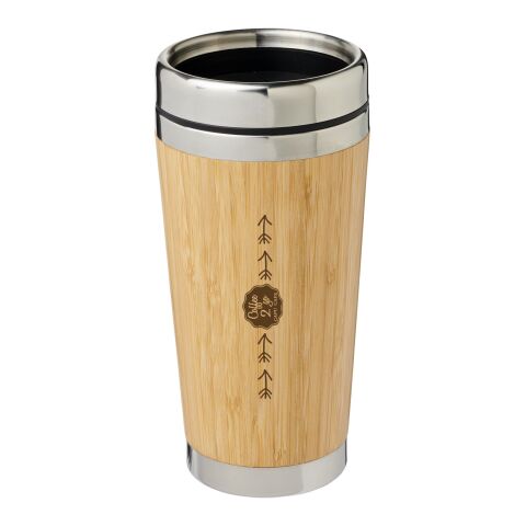 Bambus 450 ml Becher mit Bambus-Außenseite Standard | braun | ohne Werbeanbringung | Nicht verfügbar | Nicht verfügbar