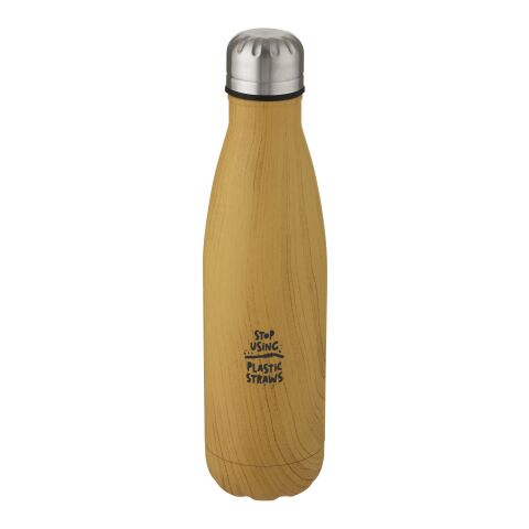 Cove 500 ml Kupfer-Vakuum Isolierflasche in Holzoptik Standard | heather natur | ohne Werbeanbringung | Nicht verfügbar | Nicht verfügbar