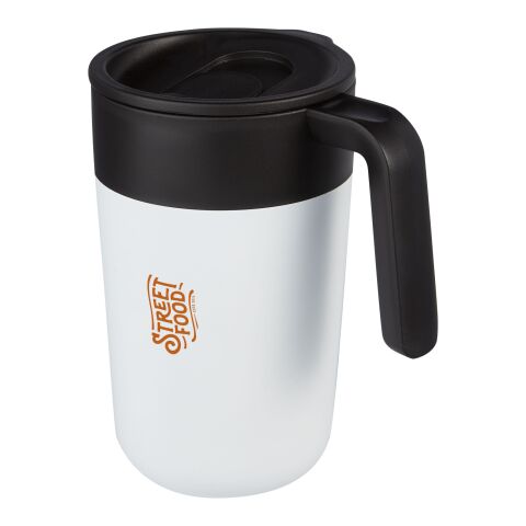 Nordia 400 ml doppelwandiger Becher aus Recyclingmaterial Standard | weiss | ohne Werbeanbringung | Nicht verfügbar | Nicht verfügbar