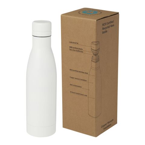Vasa RCS-zertifizierte Kupfer-Vakuum Isolierflasche aus recyceltem Edelstahl, 500 ml Standard | weiss | ohne Werbeanbringung | Nicht verfügbar | Nicht verfügbar