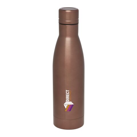 Werbeartikel Vasa RCS-zertifizierte Kupfer-Vakuum Isolierflasche aus recyceltem Edelstahl, 500 ml – bronze – mit Logo bedruckt