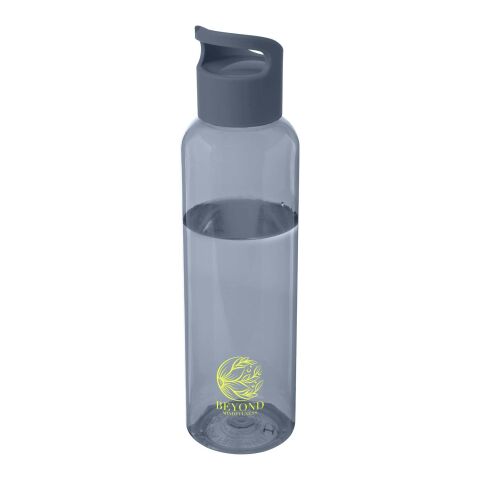 48h Express-Druck Nachhaltiger Werbeartikel Sky 650 ml Sportflasche aus recyceltem Kunststoff – Hale Blue – mit Logo bedruckt