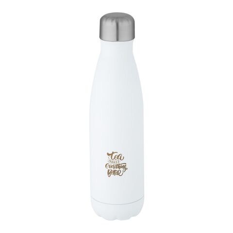 Cove 500 ml RCS-zertifizierte vakuumisolierte Edelstahlflasche Standard | weiss | ohne Werbeanbringung | Nicht verfügbar | Nicht verfügbar