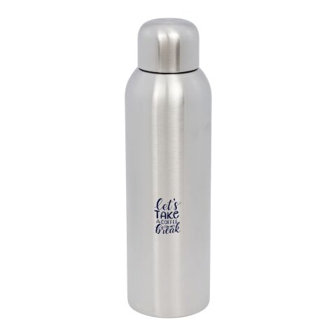 Nachhaltiger Werbeartikel Guzzle 820 ml RCS-zertifizierte Sportflasche aus Edelstahl – silber – mit Logo bedruckt