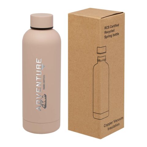 Spring 500 ml RCS-zertifizierte Kupfer-Vakuum Isolierflasche aus recyceltem Edelstahl Standard | Pale blush pink | ohne Werbeanbringung | Nicht verfügbar | Nicht verfügbar