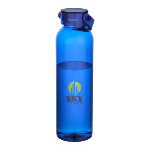 48h Express-Druck Nachhaltiger Werbeartikel Alti 630 ml RCS-zertifizierte Trinkflasche aus recyceltem Kunststoff – royalblau – mit Logo bedruckt