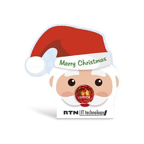 Lindt Lindor Kugel in Werbekartonage &quot;Santa Claus&quot;