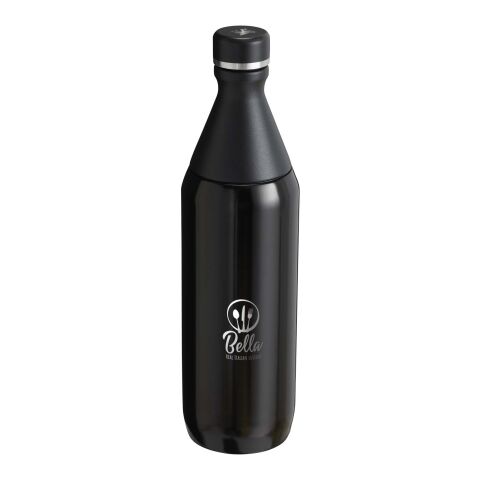 Nachhaltiger Werbeartikel Stanley 600 ml All Day Slim Flasche – Schwarz – mit Logo bedruckt