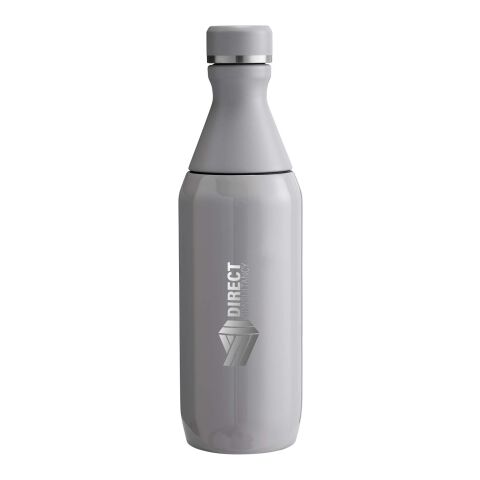 Nachhaltiger Werbeartikel Stanley 350 ml All Day Slim Flasche – grau – mit Logo bedruckt