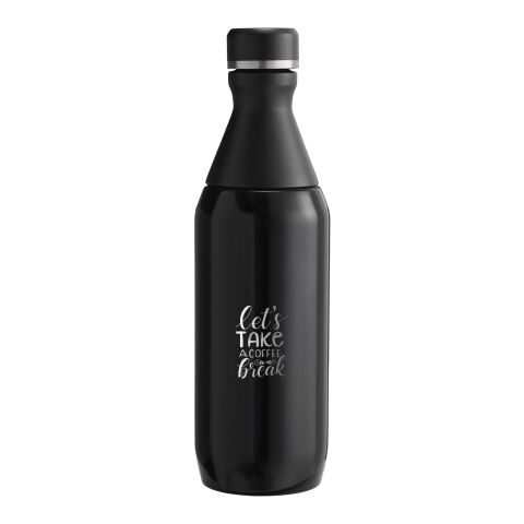 Nachhaltiger Werbeartikel Stanley 350 ml All Day Slim Flasche – Schwarz – mit Logo bedruckt