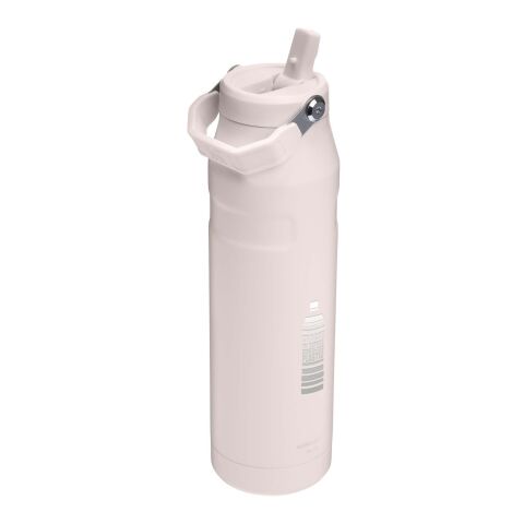 Nachhaltiger Werbeartikel Stanley IceFlow™ 2.0 1060 ml Flasche mit Flip-Trinkhalm – hellrosa – mit Logo bedruckt
