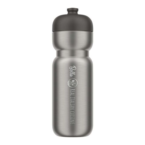 48h Express-Druck Werbeartikel Mepal Pull 800 ml Edelstahl Sportflasche – Schwarz – mit Logo bedruckt