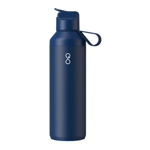 48h Express-Druck Werbeartikel Ocean Bottle Peak GO 710 ml Flasche aus recyceltem Edelstahl – Ocean Blue2 – mit Logo bedruckt