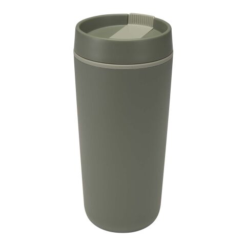 48h Express-Druck Werbeartikel Sedona 480 ml doppelwandiger Becher – grün – mit Logo bedruckt