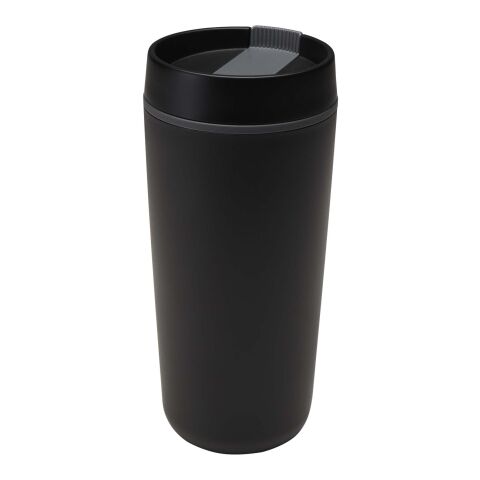 48h Express-Druck Werbeartikel Sedona 480 ml doppelwandiger Becher – schwarz – mit Logo bedruckt