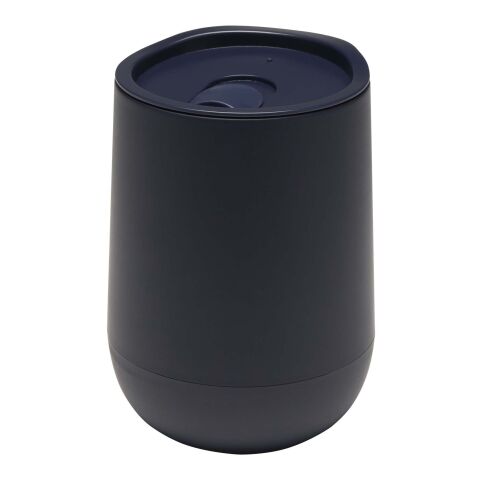 48h Express-Druck Werbeartikel Corzo 360 ml doppelwandiger Isolierbecher – navy – mit Logo bedruckt