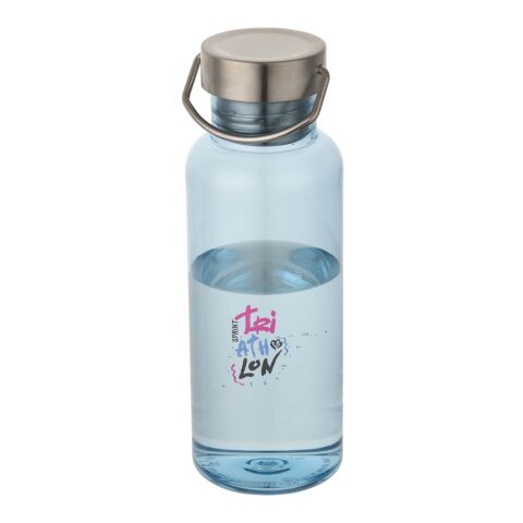48h Express-Druck Werbeartikel Thor 600 ml RCS Trinkflasche aus recyceltem RPET – Cloud Blue – mit Logo bedruckt