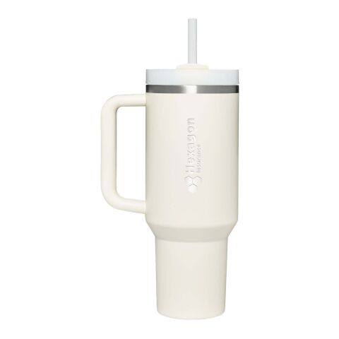 Stanley Quencher® H2.0 FlowState™ 890 ml Thermobecher aus recyceltem Edelstahl creme