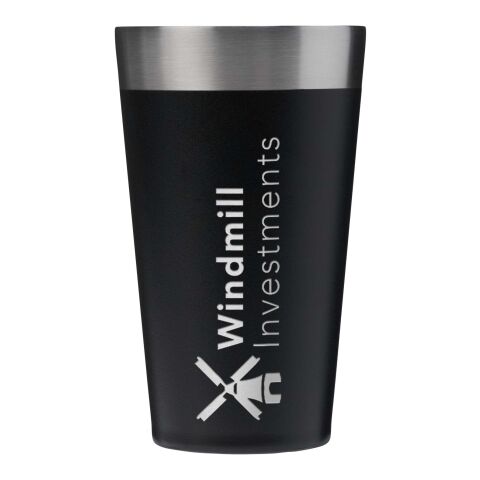 48h Express-Druck Werbeartikel Stanley Stacking 470 ml Thermobecher aus Edelstahl – schwarz – mit Logo bedruckt