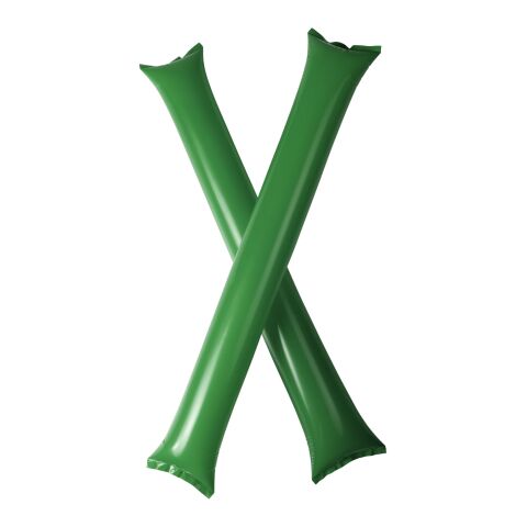 Cheer 2-teilige aufblasbare Klatschstangen grün | ohne Werbeanbringung | Nicht verfügbar | Nicht verfügbar