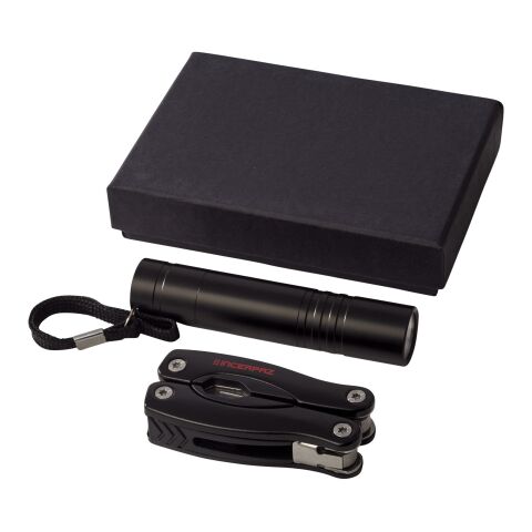 Scout Multifunktionswerkzeugs- und LED-Taschenlampen-Set Standard | schwarz | ohne Werbeanbringung | Nicht verfügbar | Nicht verfügbar | Nicht verfügbar