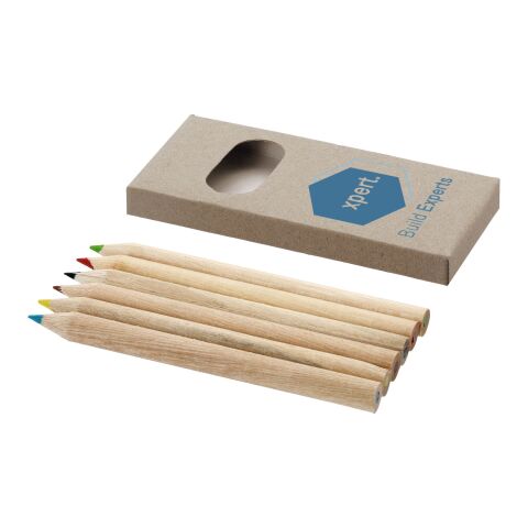 6 teiliges Buntstifteset