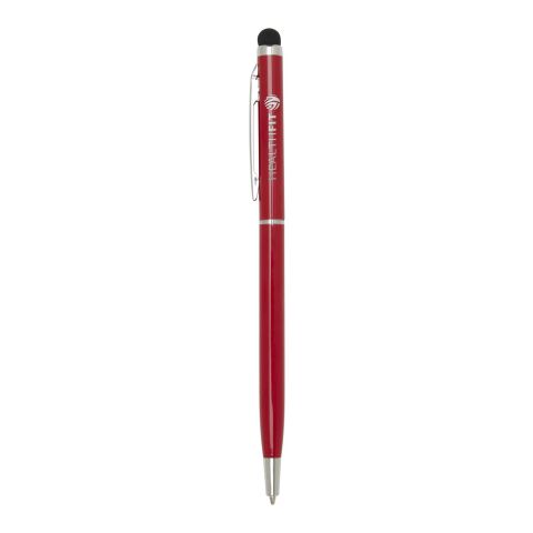 Werbeartikel Ore Stylus Aluminium Kugelschreiber – rot – mit Logo bedruckt