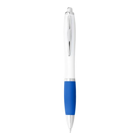 Nash Kugelschreiber weiß mit farbigem Griff schwarze Tinte Standard | weiß-türkis | ohne Werbeanbringung | Nicht verfügbar | Nicht verfügbar