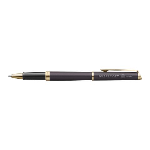 Werbeartikel Waterman Hemisphere Tintenroller F – schwarz – mit Logo bedruckt