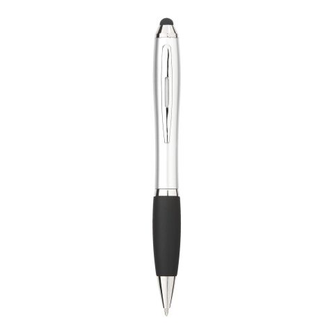 Nash Stylus Kugelschreiber farbig mit schwarzem Griff Standard | silber-schwarz | ohne Werbeanbringung | Nicht verfügbar | Nicht verfügbar