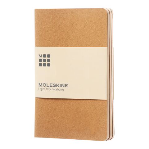 Moleskine Cahier Journal Taschenformat – blanko Standard | braun | ohne Werbeanbringung | Nicht verfügbar | Nicht verfügbar