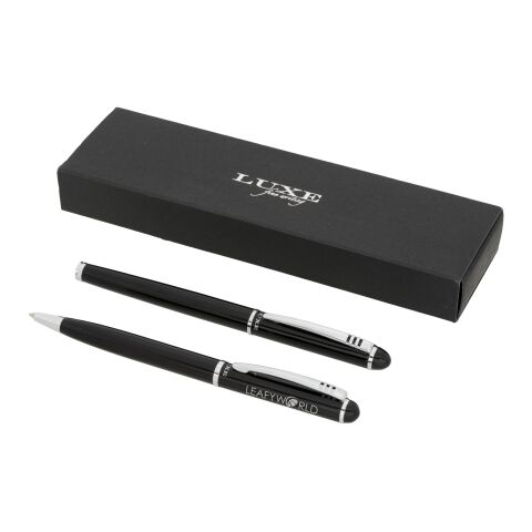 Kugelschreiber-Geschenkset schwarz Standard | schwarz | ohne Werbeanbringung | Nicht verfügbar | Nicht verfügbar