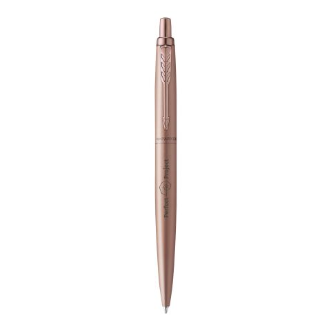 Werbeartikel Parker Jotter einfarbiger XL Kugelschreiber – roségold – mit Logo bedruckt