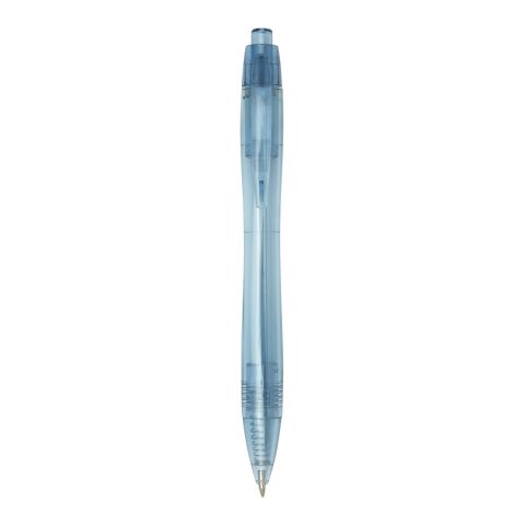 Alberni Kugelschreiber aus RPET blaue Tinte transparent blau | ohne Werbeanbringung | Nicht verfügbar | Nicht verfügbar