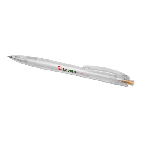 Honua Kugelschreiber aus recyceltem PET-Kunststoff Standard | orange-weiß | ohne Werbeanbringung | Nicht verfügbar | Nicht verfügbar