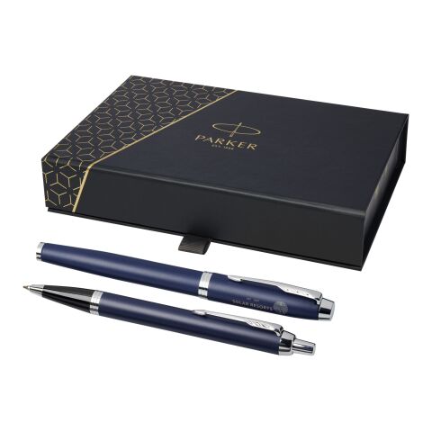 Blue Parker IM Tintenroller und Kugelschreiber - Set Standard | marineblau | ohne Werbeanbringung | Nicht verfügbar | Nicht verfügbar