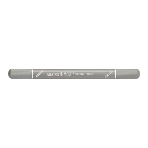 Skribi Kugelschreiber und Notizbuch im Set Standard | grau | ohne Werbeanbringung | Nicht verfügbar | Nicht verfügbar